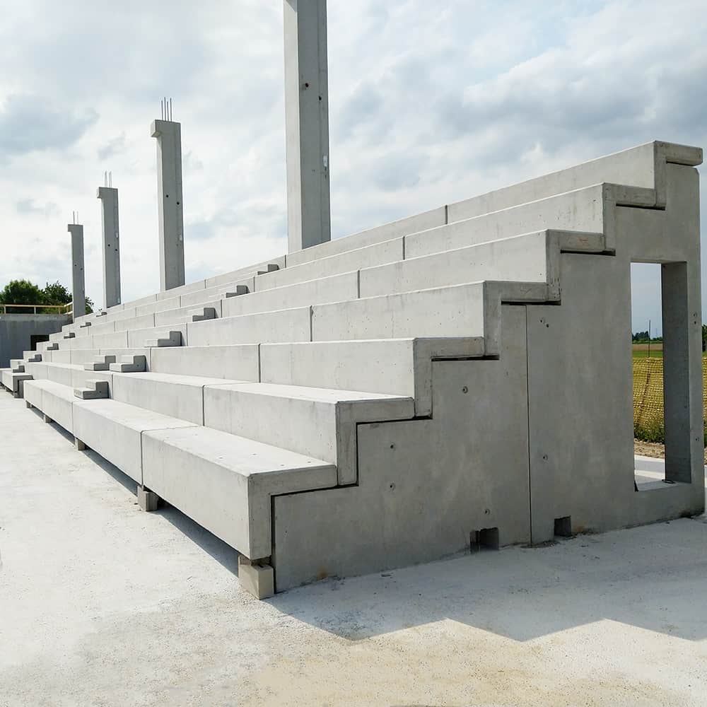 Tribuna Palestra Scuola Prefabbricata Calcestruzzo 02