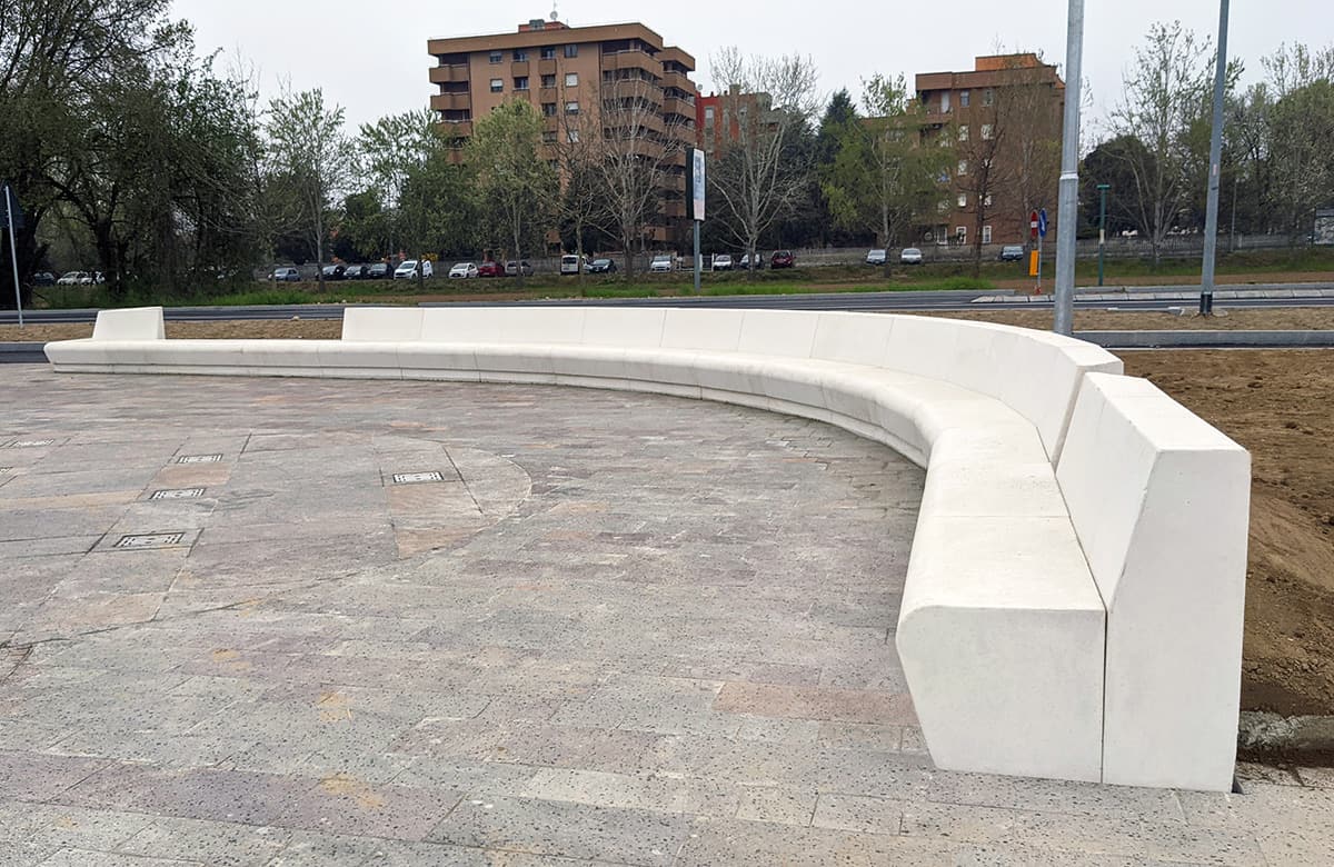 Panchine Fioriere Prefabbricate Calcestruzzo 55
