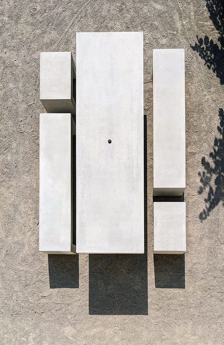 Panchine Fioriere Prefabbricate Calcestruzzo Cemento 025