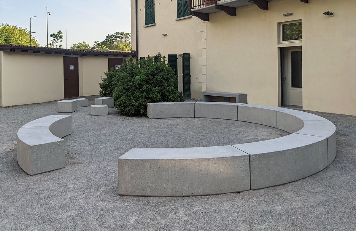 Panchine Fioriere Prefabbricate Calcestruzzo Cemento 026