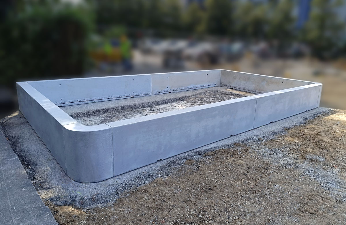 Panchine Fioriere Prefabbricate Calcestruzzo Cemento 107